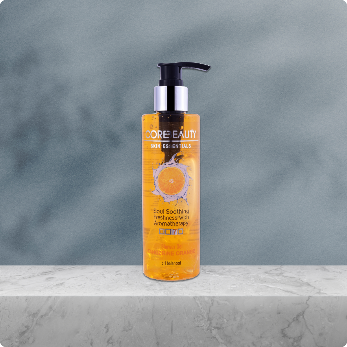 Shower Gel Tangerine Orange with pH Balance